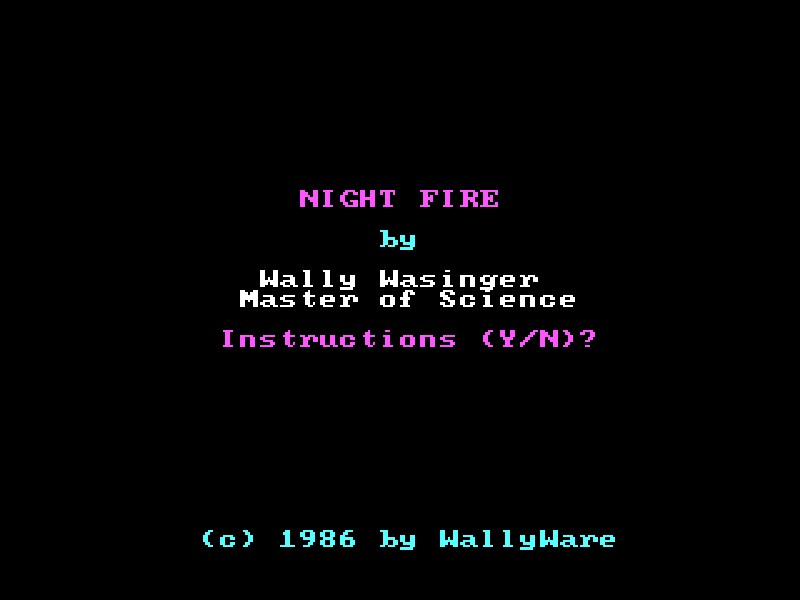 Night Fire